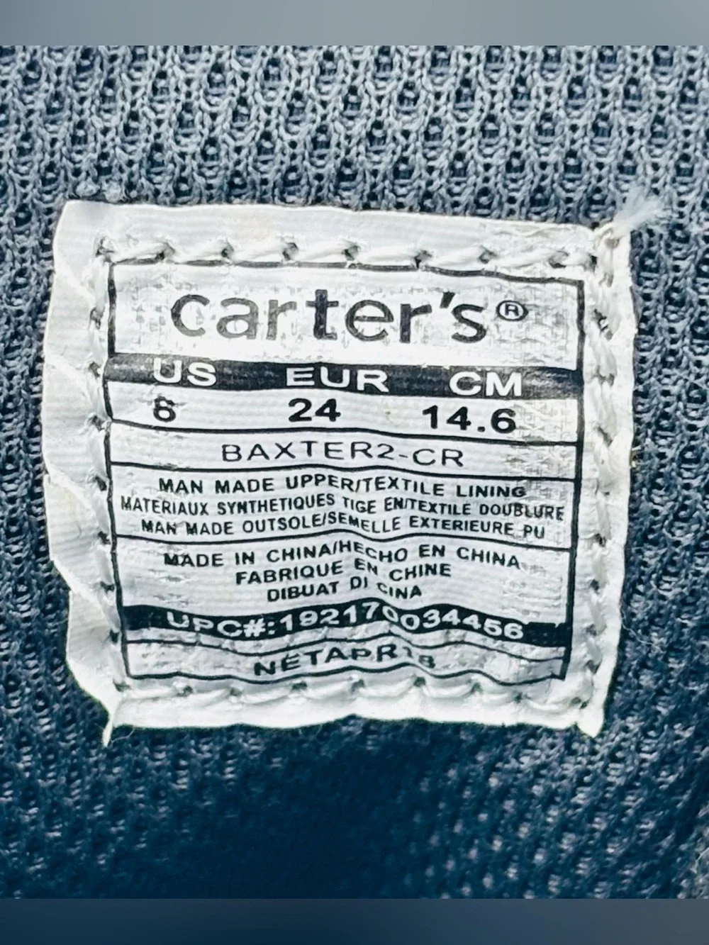 Carters Baxter2 CR Toddler Work Hiking Boots 8 Brown Rugged Utility Hook Loop